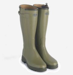 Womens Rubber Boots Chasseur Cuir Vert