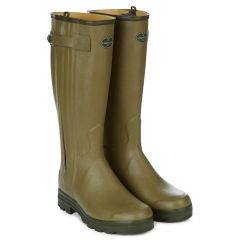 Rubber boots chasseur cuir vert