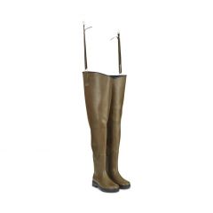 Unisex delta limaille ponti lined thigh boot