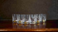 Liqueur glasses with animals 6 pcs.