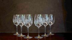 Wine glasses with animals 6 pcs.