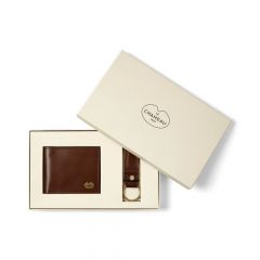 Key ring & bifold wallet gift set