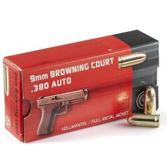 .380 auto 9mm short fmj