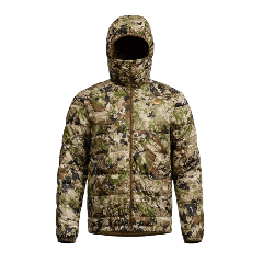 Microdown hooded jacket