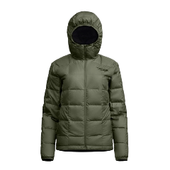 Women's microdown hooded jacket