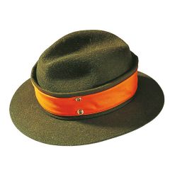 Hat with safety band