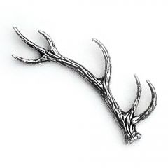 Badge red stag antler 