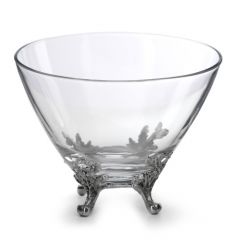 Glass bowl diam.21cm