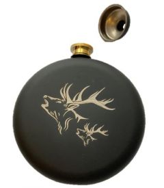 Steel flask deer