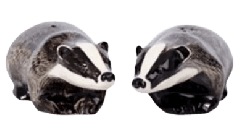 Salt and pepper set badger