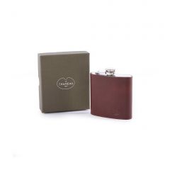 Leather hip flask