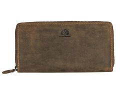 Wallet with zipper