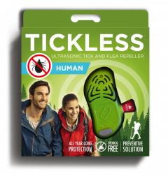 Ultrasonic tick and flea repellent