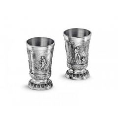 2 engraved vodka shots