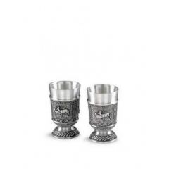 2 engraved vodka shots