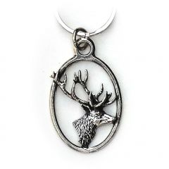 Keyring stag’s head