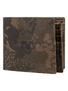 Leather wallet camo