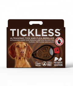 Ultrasonic tick and flea repellent for dogs